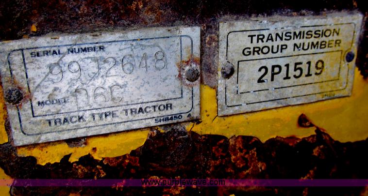 image for item A7510 1976 Caterpillar D6C tractor