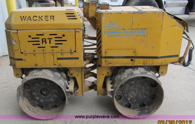 image for item A8021 Wacker RT820 walk behind trench compactor