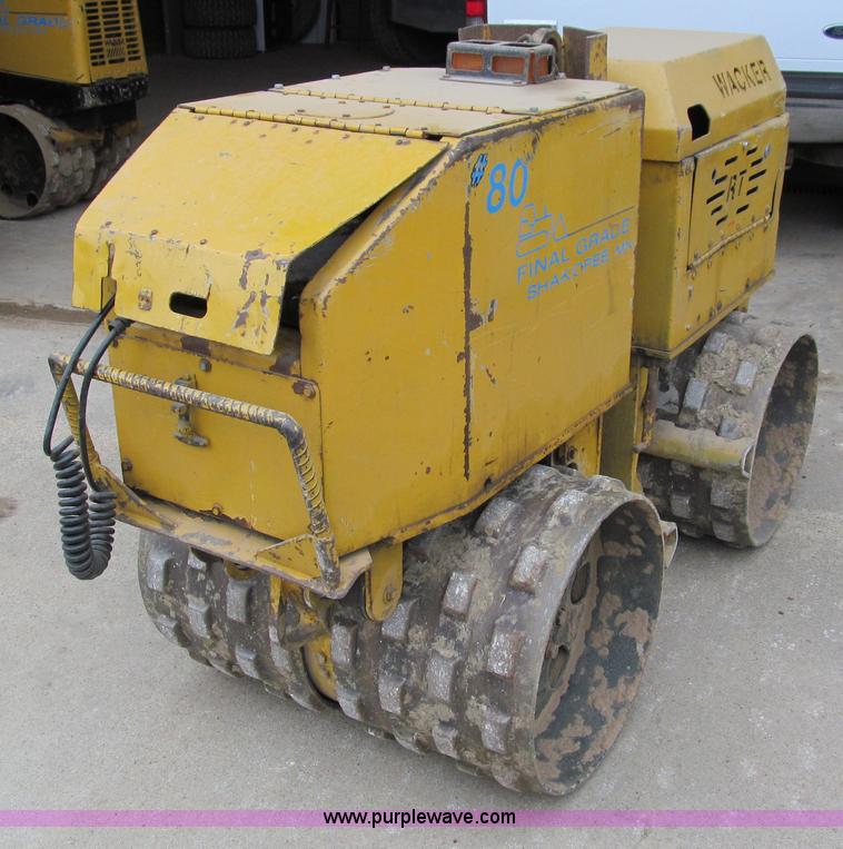 image for item A8021 Wacker RT820 walk behind trench compactor
