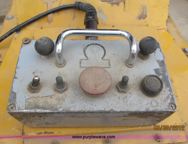 image for item A8021 Wacker RT820 walk behind trench compactor