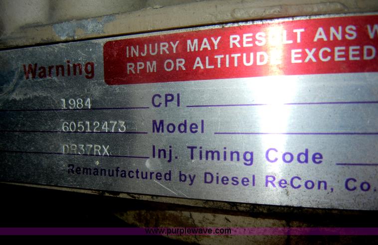 image for item B1178 1985 Peterbilt 359 semi truck