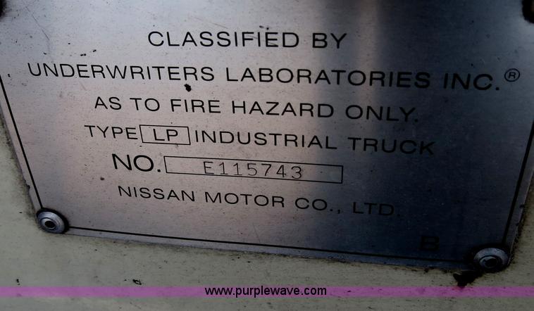 image for item B2284 Nissan Optimum 40 forklift