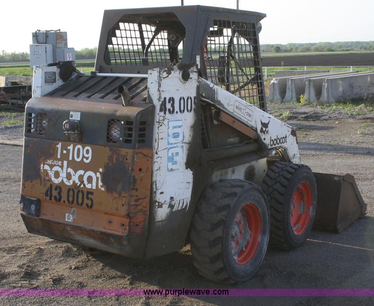image for item B6530 1995 Bobcat 753 skid steer