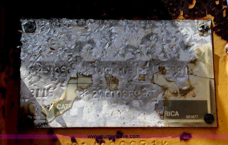 image for item B6532 1991 Caterpillar AP1050 paver