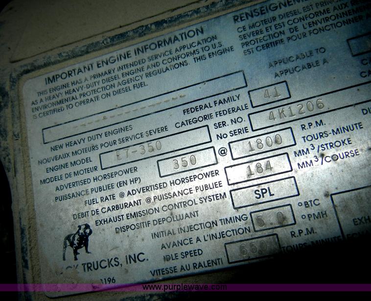 image for item C4474 1994 Mack CH613 semi truck