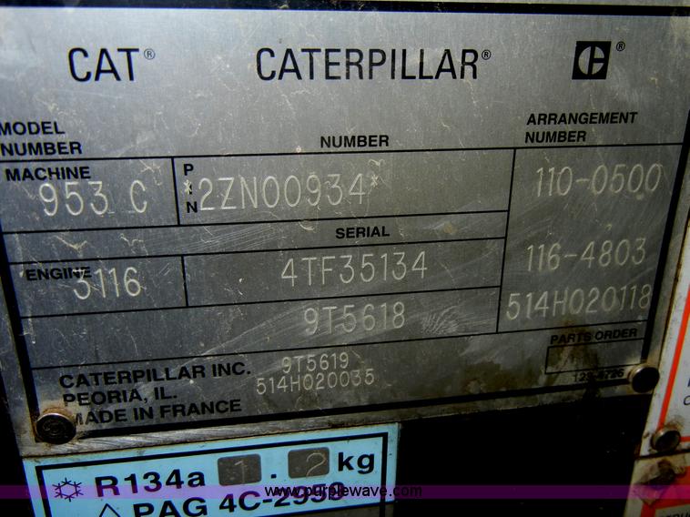 image for item C4475 1997 Caterpillar 953C track loader