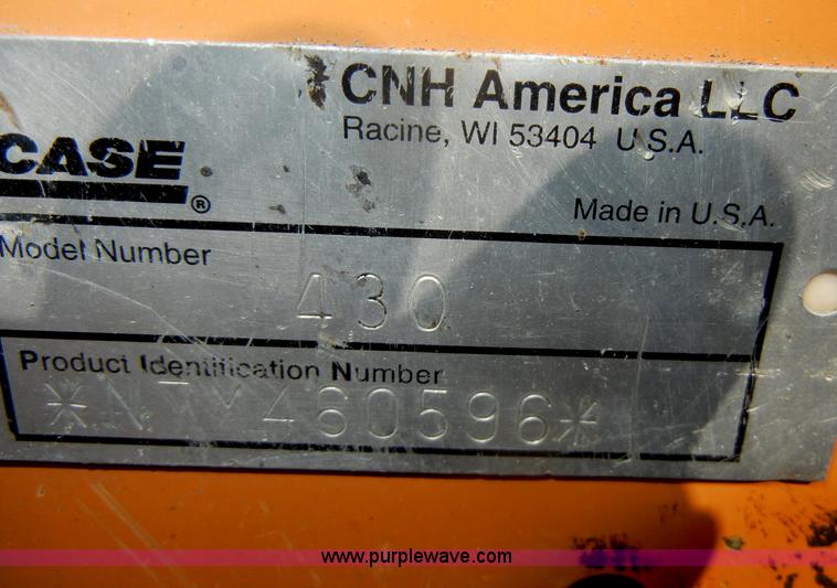 image for item C4487 2007 Case 430 skid steer