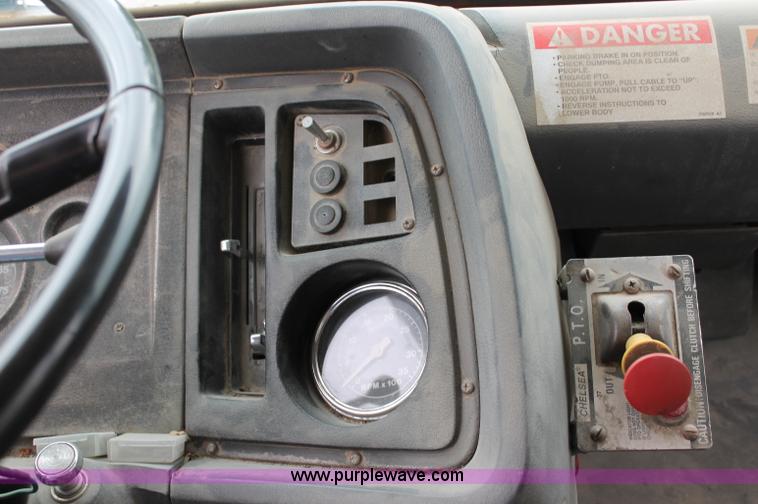 image for item D4013 1984 Ford 8000 Flatbed Dump Truck