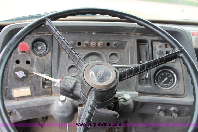 image for item D4013 1984 Ford 8000 Flatbed Dump Truck