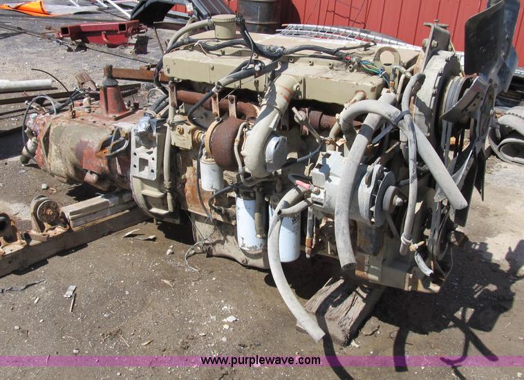 image for item D9448 1989 six cylinder LTA10 Cummins Diesel Engine
