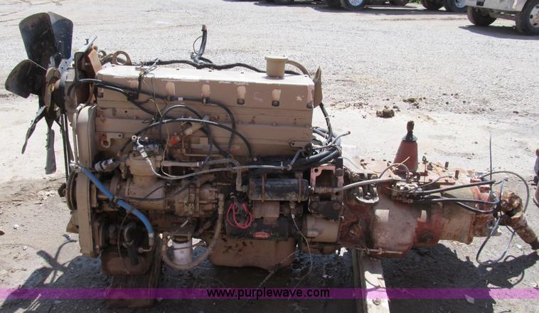 image for item D9448 1989 six cylinder LTA10 Cummins Diesel Engine