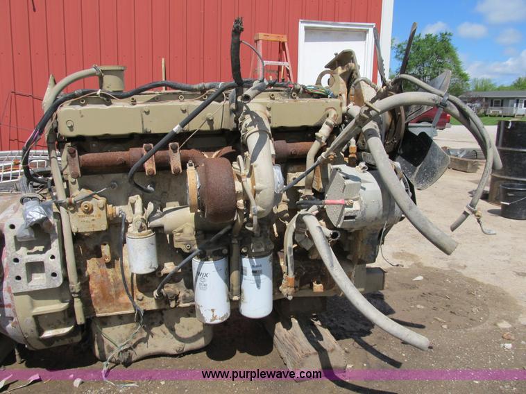 image for item D9448 1989 six cylinder LTA10 Cummins Diesel Engine