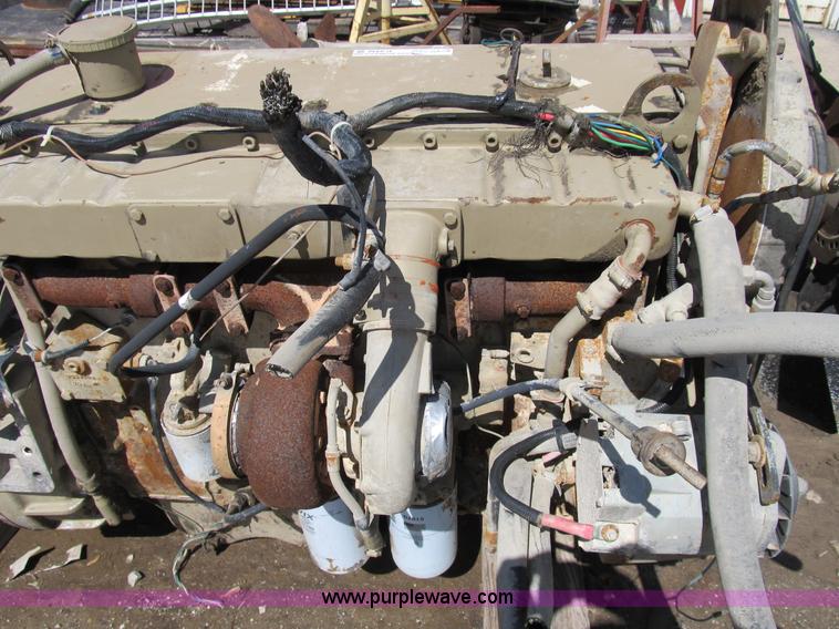 image for item D9448 1989 six cylinder LTA10 Cummins Diesel Engine