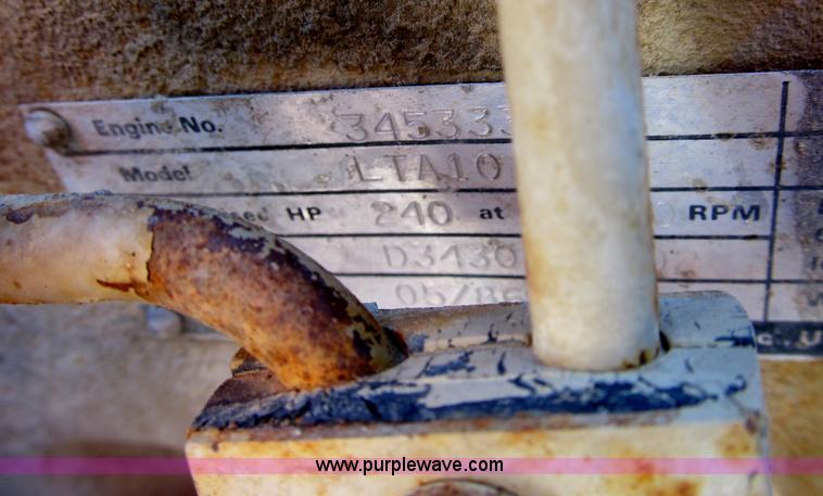 image for item D9448 1989 six cylinder LTA10 Cummins Diesel Engine