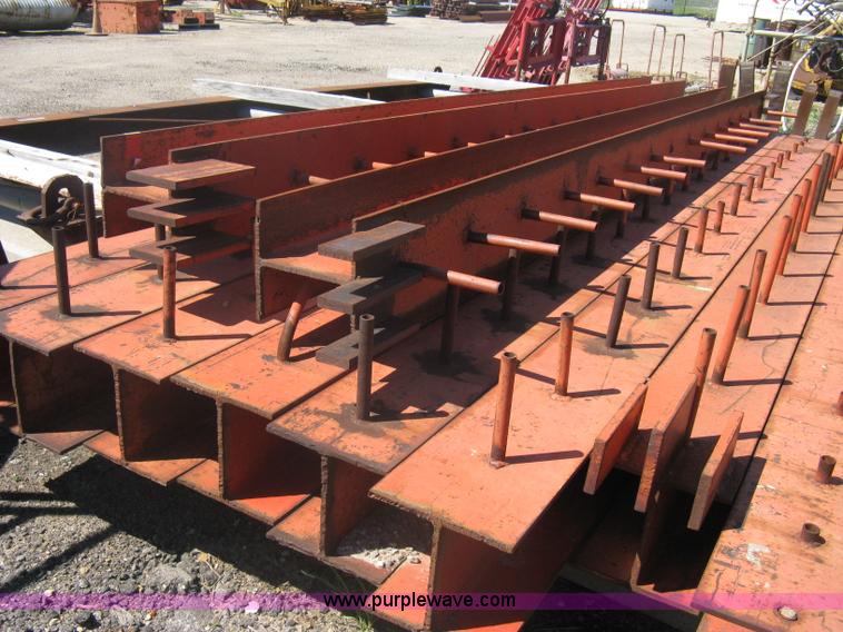 image for item G9830 (11) H-beams with bridge work welded-on spacing dows