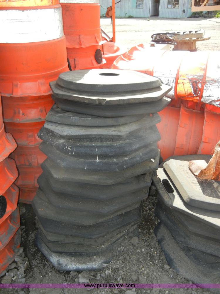 image for item K9072 Approximately 70 roadside barrels and bases
