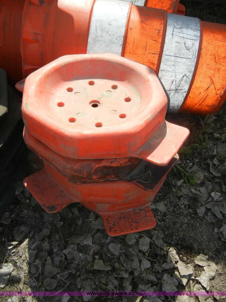 image for item K9072 Approximately 70 roadside barrels and bases