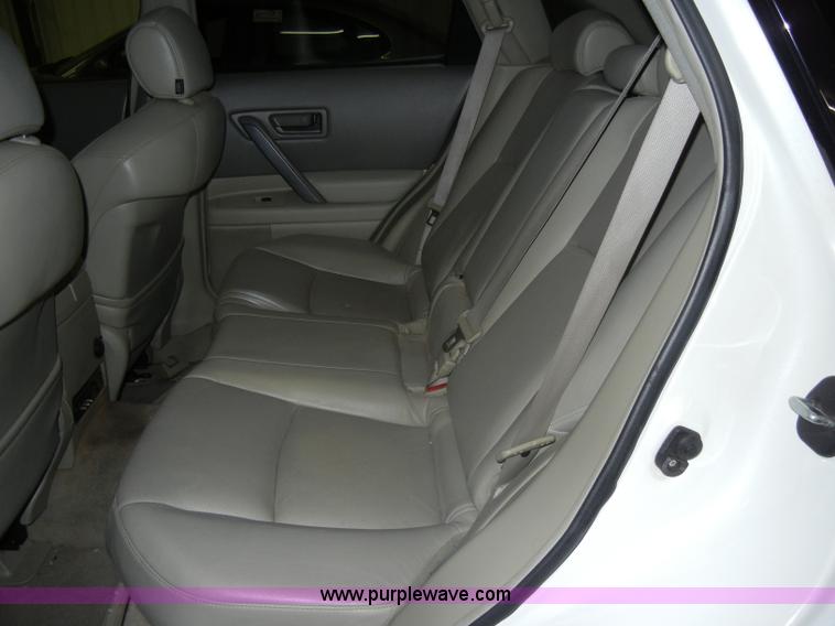 image for item D4045 2005 Infiniti FX45 SUV Non-repairable certificate, parts only
