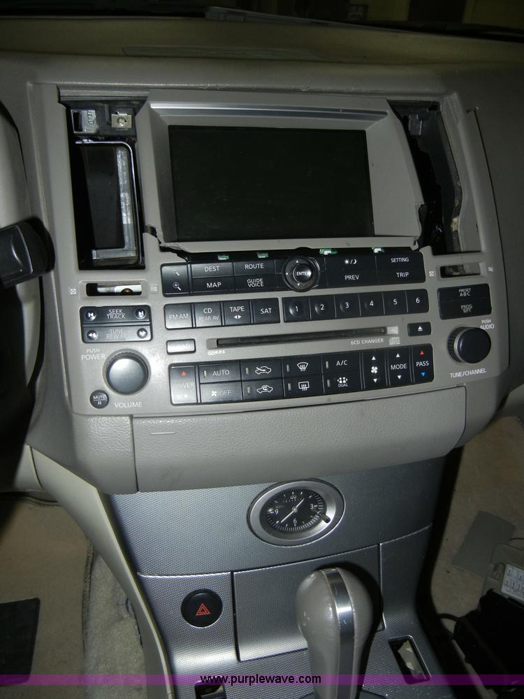 image for item D4045 2005 Infiniti FX45 SUV Non-repairable certificate, parts only