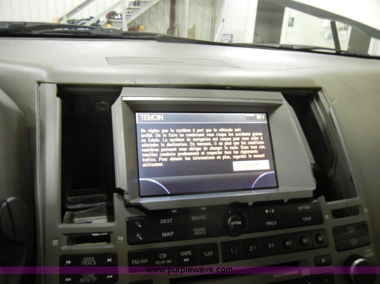 image for item D4045 2005 Infiniti FX45 SUV Non-repairable certificate, parts only