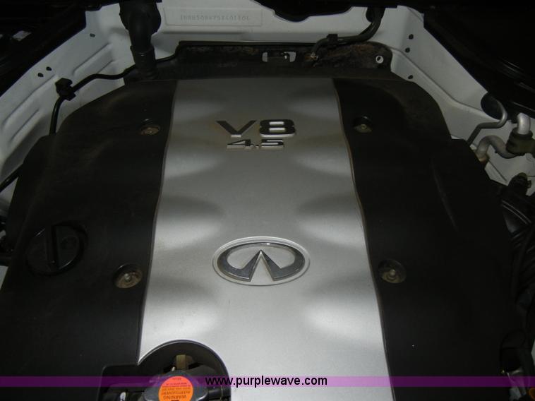 image for item D4045 2005 Infiniti FX45 SUV Non-repairable certificate, parts only