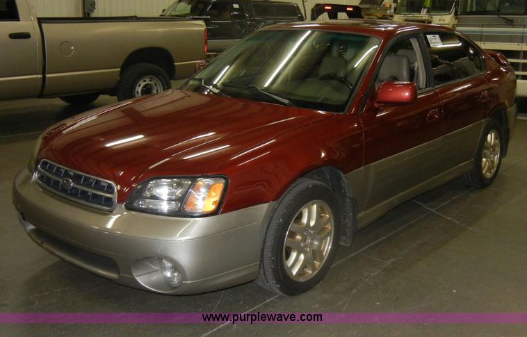 image for item D4047 2002 Subaru Outback Limitied SUV Non-repairable certificate, parts only