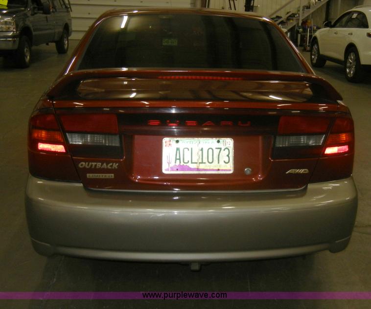 image for item D4047 2002 Subaru Outback Limitied SUV Non-repairable certificate, parts only