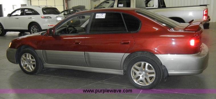 image for item D4047 2002 Subaru Outback Limitied SUV Non-repairable certificate, parts only