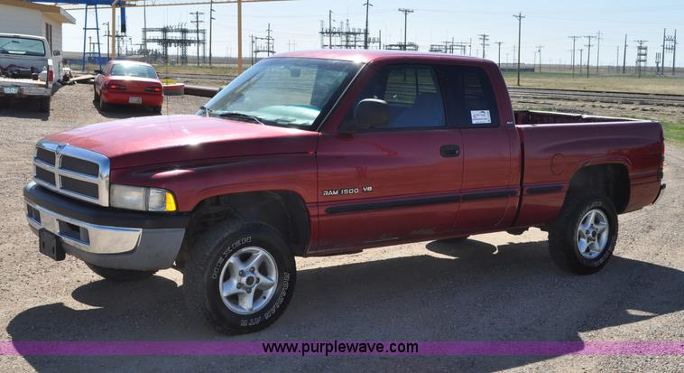 image for item A5888 1999 Dodge Ram 1500 quad cab pickup truck