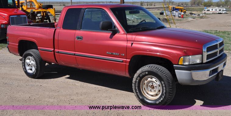 image for item A5888 1999 Dodge Ram 1500 quad cab pickup truck