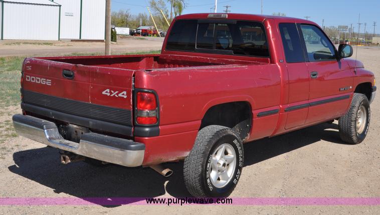 image for item A5888 1999 Dodge Ram 1500 quad cab pickup truck