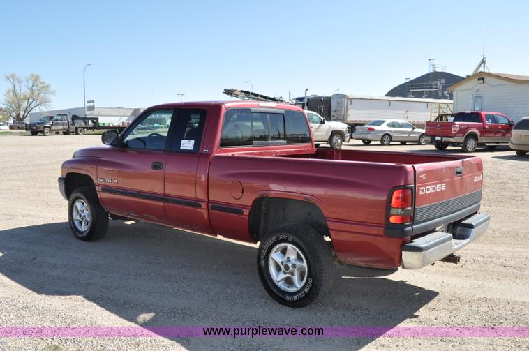 image for item A5888 1999 Dodge Ram 1500 quad cab pickup truck