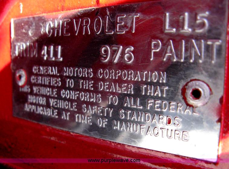 image for item A6309 1969 Chevrolet Corvette Stingray