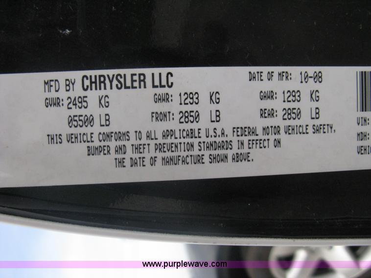 image for item A6325 2009 Dodge Charger police car