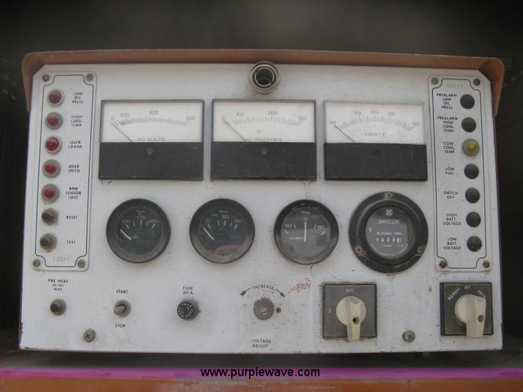 image for item A6327 Generac diesel powered generator