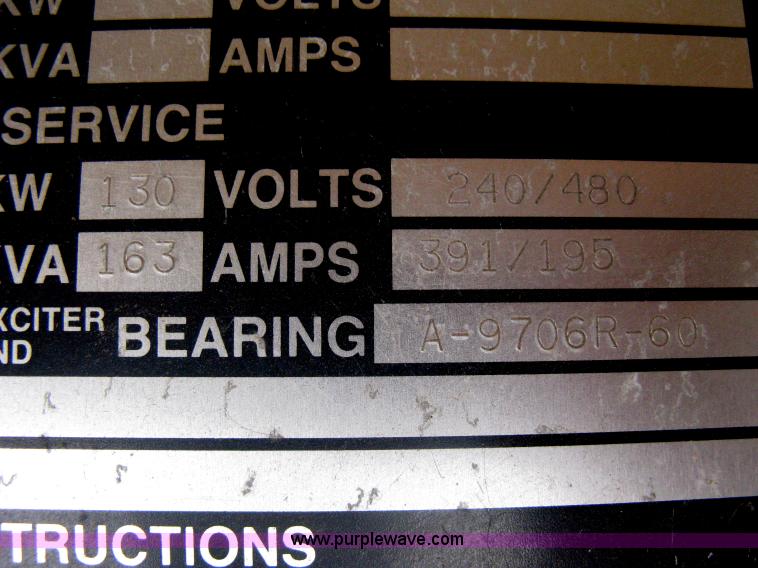 image for item A6327 Generac diesel powered generator