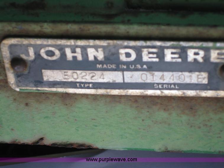 image for item B1217 John Deere 224WS square baler