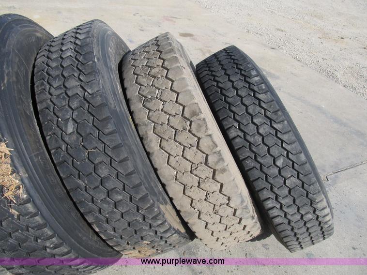 image for item B2695 (8) 285/75R24.5 recap tires