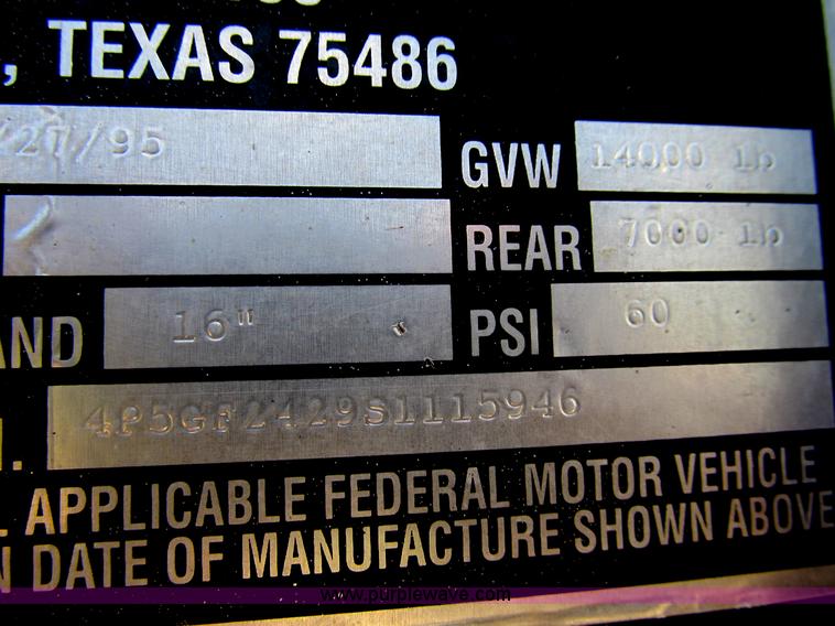 image for item B2698 1995 24' PJ gooseneck trailer