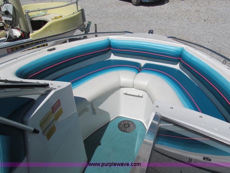 image for item B5130 1990 Larsen Lazer ST180 18' power boat with trailer