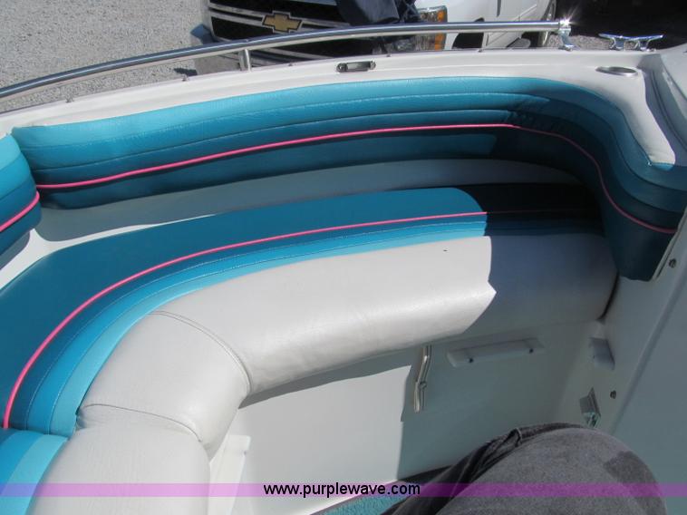 image for item B5130 1990 Larsen Lazer ST180 18' power boat with trailer