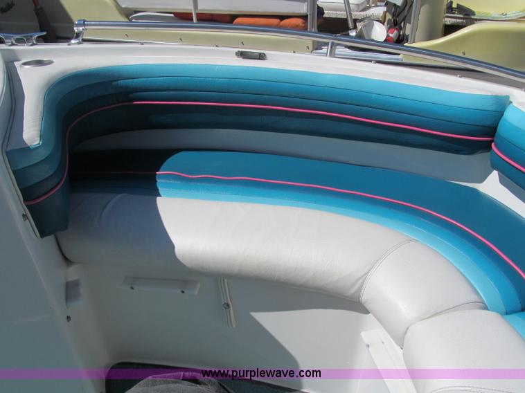 image for item B5130 1990 Larsen Lazer ST180 18' power boat with trailer