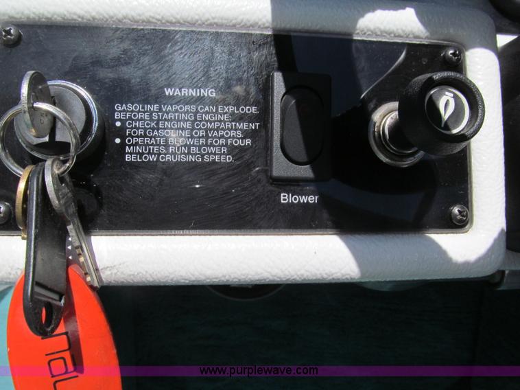 image for item B5130 1990 Larsen Lazer ST180 18' power boat with trailer