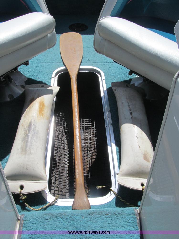 image for item B5130 1990 Larsen Lazer ST180 18' power boat with trailer