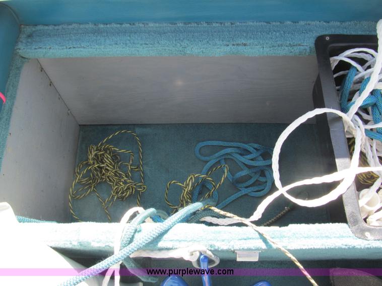 image for item B5130 1990 Larsen Lazer ST180 18' power boat with trailer