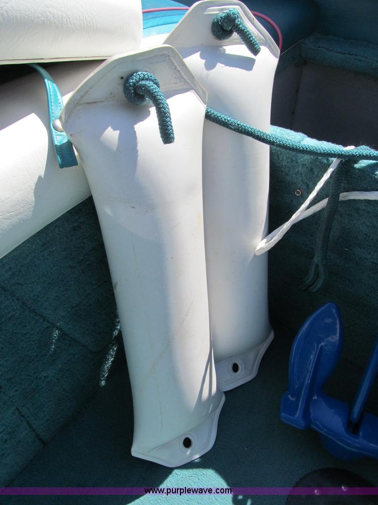 image for item B5130 1990 Larsen Lazer ST180 18' power boat with trailer