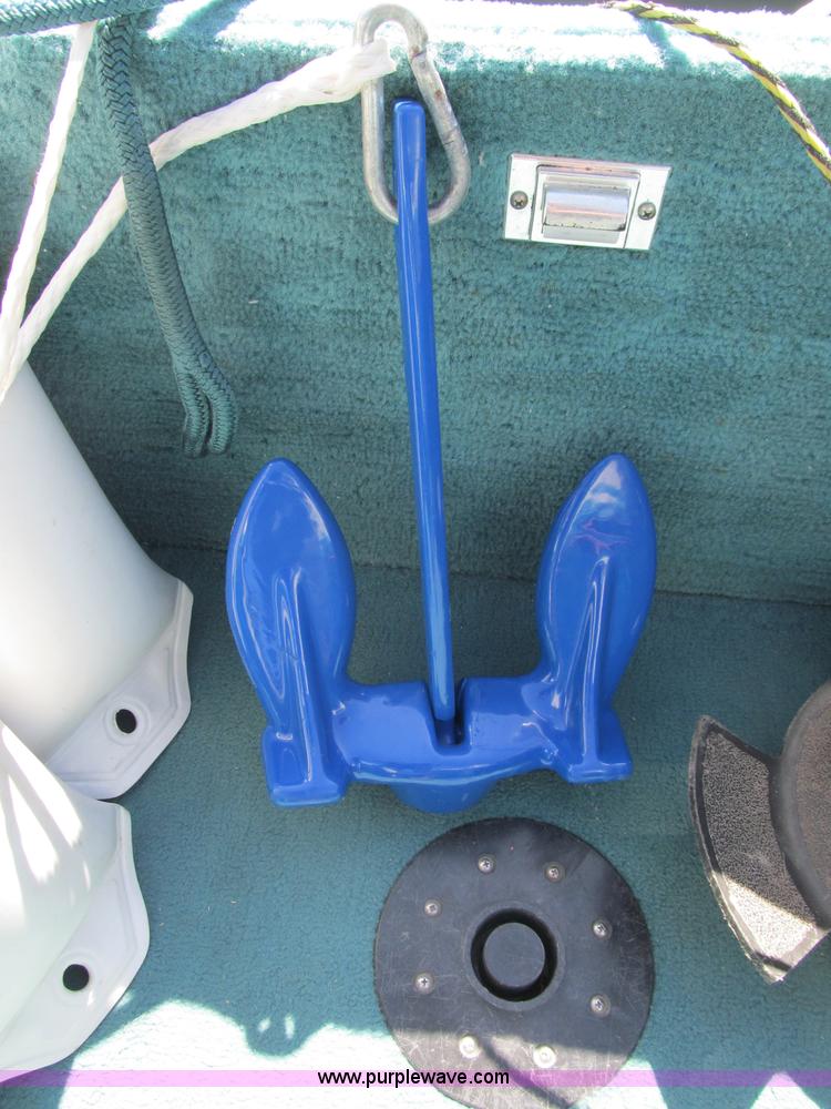 image for item B5130 1990 Larsen Lazer ST180 18' power boat with trailer