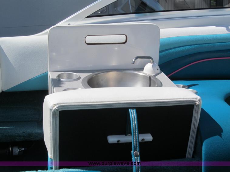 image for item B5130 1990 Larsen Lazer ST180 18' power boat with trailer