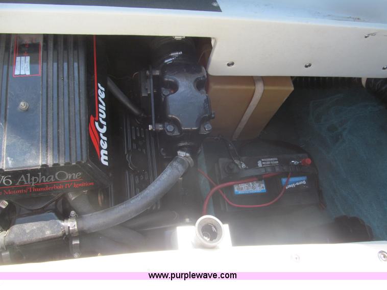 image for item B5130 1990 Larsen Lazer ST180 18' power boat with trailer