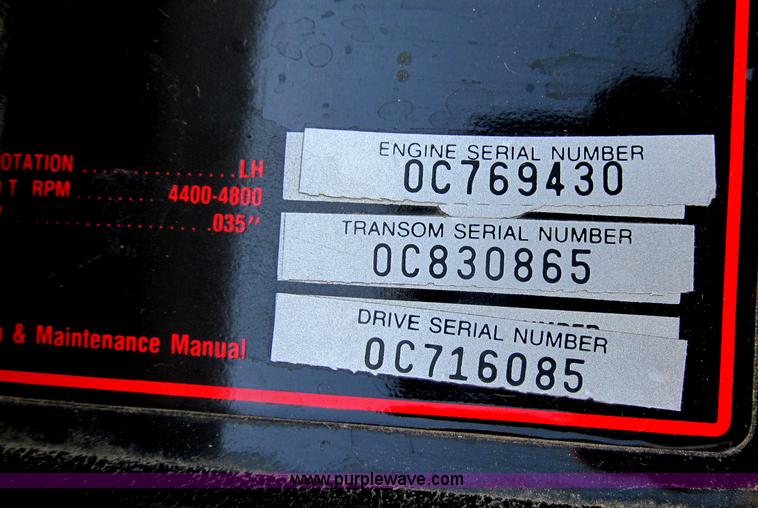 image for item B5130 1990 Larsen Lazer ST180 18' power boat with trailer